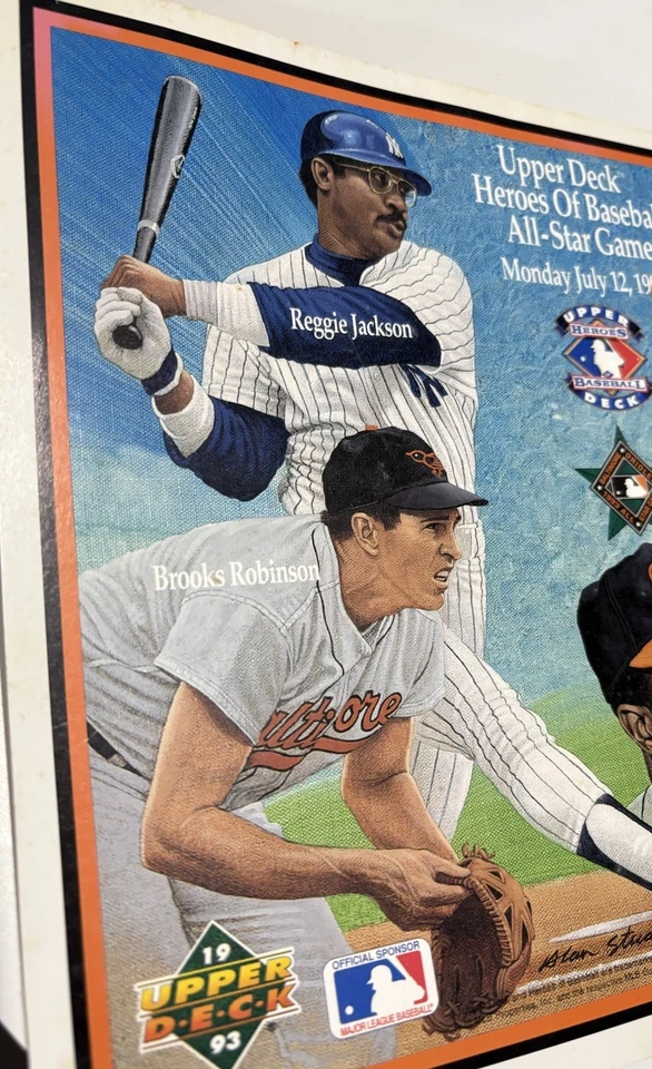 Jim Palmer Brooks Robinson 1993 Upper Deck Heroes of Baseball All-Star Game Foto 2 de 4