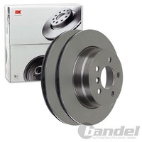 2X NK Bremsscheiben 320Mm BelÜFtet Hinten Passend FÜR BMW X5 X6 | 201583