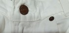 Levi's white denim jeans.  Girl size   10.  Small  stain. VGUC — photo 3