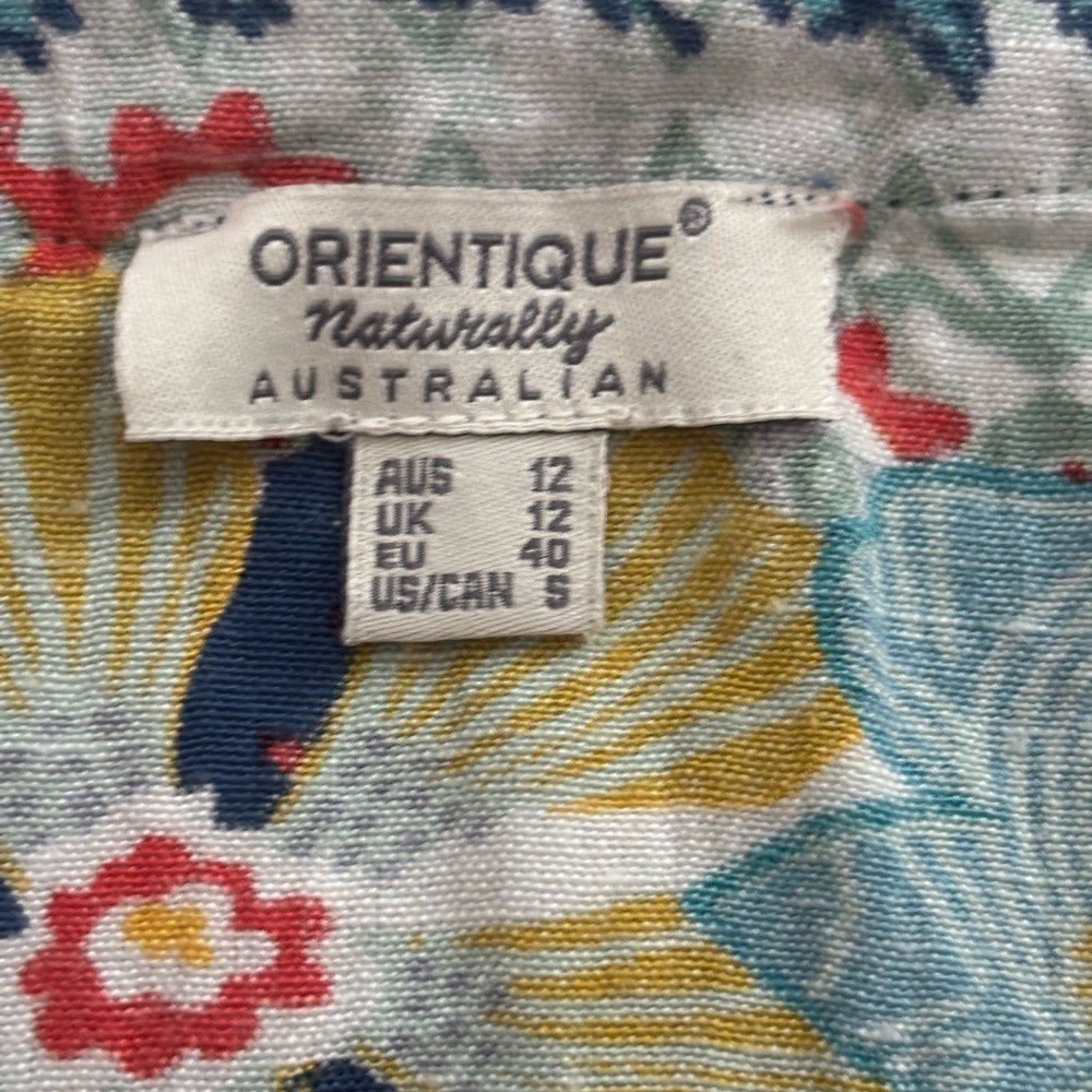 Orientique Lisbon Patchwork Knee Length Dress - image 7