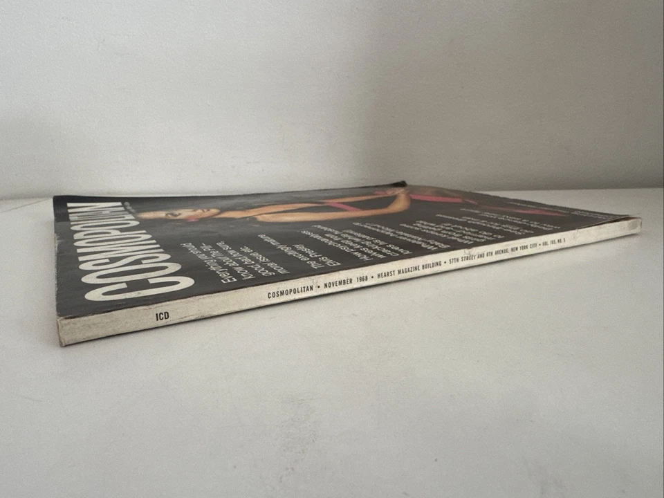 Cosmopolitan Magazine November 1968 - Veronica Hamel Cover - Image 2 of 4