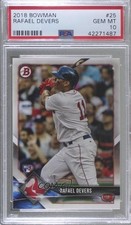 2018 Bowman Rafael Devers #25 PSA 10 GEM MT uk2