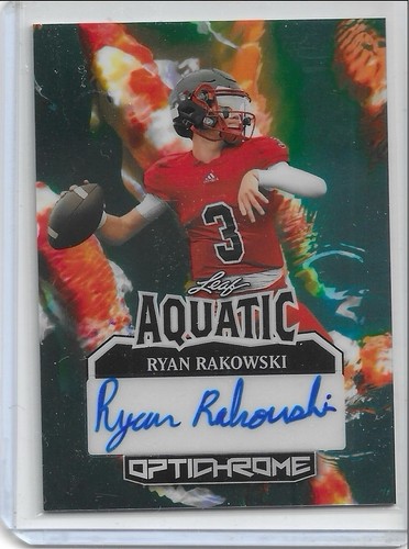Ryan Rakowski 2025 Leaf Optichrome SP Aquatic Auto Autograph 1/1