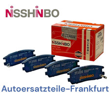 NISSHINBO Bremsbeläge HINTEN für ISUZU TROOPER  2/3 + OPEL FRONTERA A/B MONTEREY