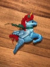Vintage 1970s Christmas Ornament Satin Fabric...