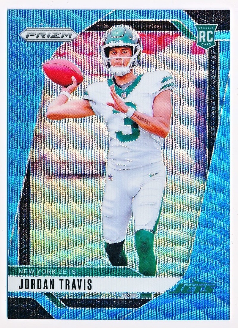 2024 Prizm Jordan Travis Prizms Blue Wave Rc #359 (137/230)