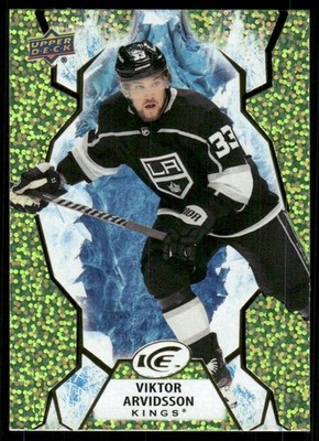 2021-22 Upper Deck Ice #33 Viktor Arvidsson Green