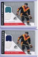 07-08 SP GAME USED DUAL JERSEY ( 2 CARD ) TIGER WILLIAMS