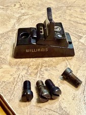 Vintage Williams Rear Sight For Browning Or Winchester Round Barrel 916 Nice