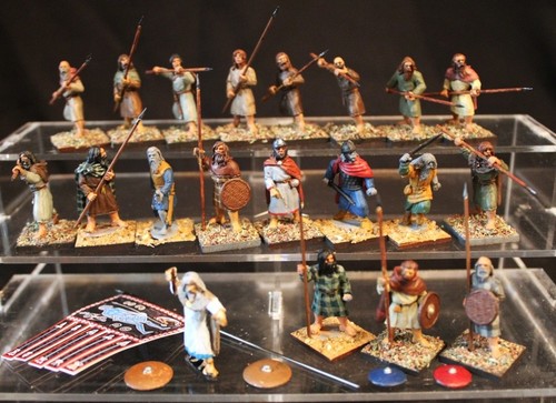 28mm Dark Ages metal Pict Warband x20 painted, SAGA | eBay