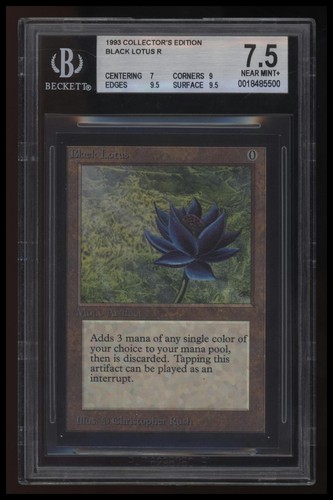 1993 Magic The Gathering Collector's Edition Black Lotus R BGS 7.5