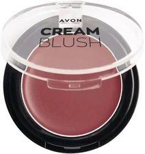 AVON: Cream Blush (Soft Plum) 2-in-1 Lip & Cheek Beauty Makeup [2.4g/.08oz] NIB