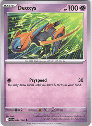 Deoxys 034/086 Chaos Rising