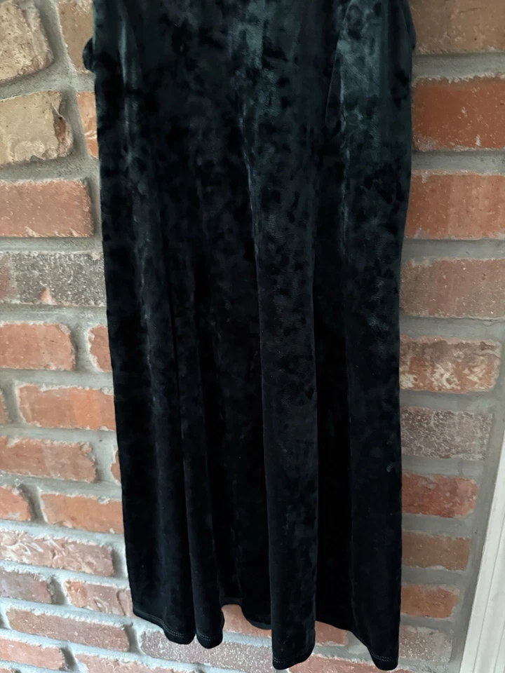 Epic Threads Girls XL 14/16 Teal Velvet Sequin Collar Party Dress Green Holiday - Image 4 of 4