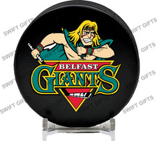Belfast Giants B Ice Hockey Puck 6oz regulation size and weight EIHL NHL