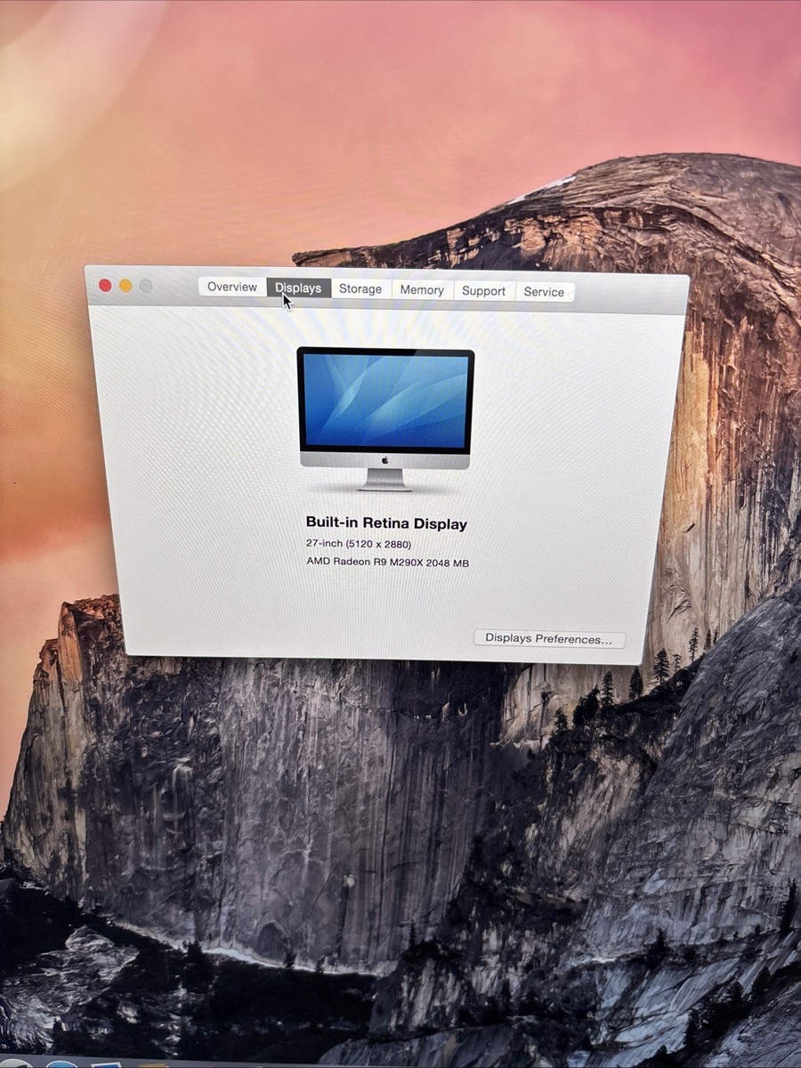 Macデスクトップ iMac 27 5K-retina i5 8GB 1TB fusion 2014 Apple iMac (27-Inch Late 2014 (Retina)) 3.5GHz Core i5, 1TB Fusion