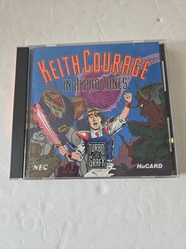 Keith Courage In Alpha Zones Turbografx16 CIB 1989 Complete In Case