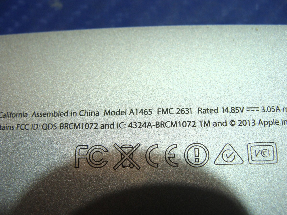 Apple MacBook Air A1465 11.6