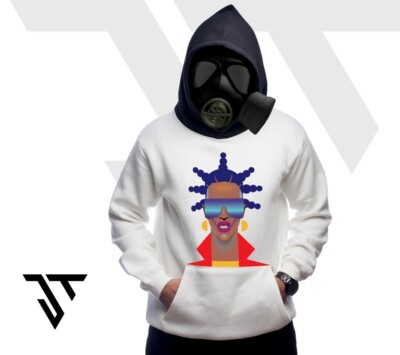 Jolt Technologies - ShiniQua Hoodie - L + Drawstring bag - Ultra Premium cotton.