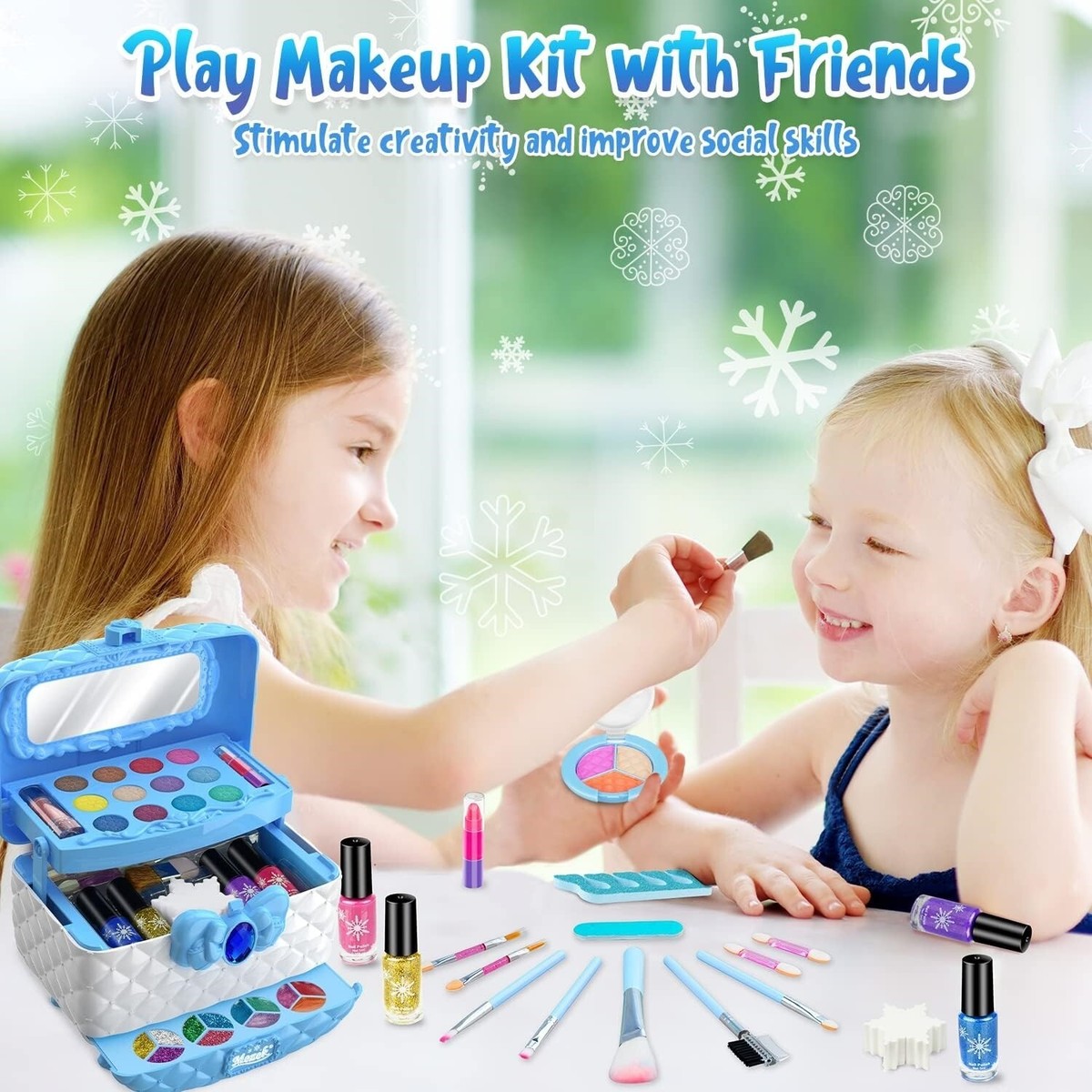 Juego De Set Para Niñas 10 11 12 Años Kit De Maquillaje Para  Niños