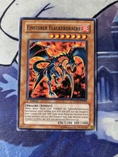 🔥🐲Finsterer Flackerdrache SDRL 1.Auflage Near Mint Common Yugioh Sammlung🔥🐲