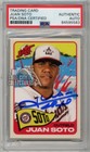 Juan Soto 2021 Topps Project 70 Autograph Card #161 PSA/DNA