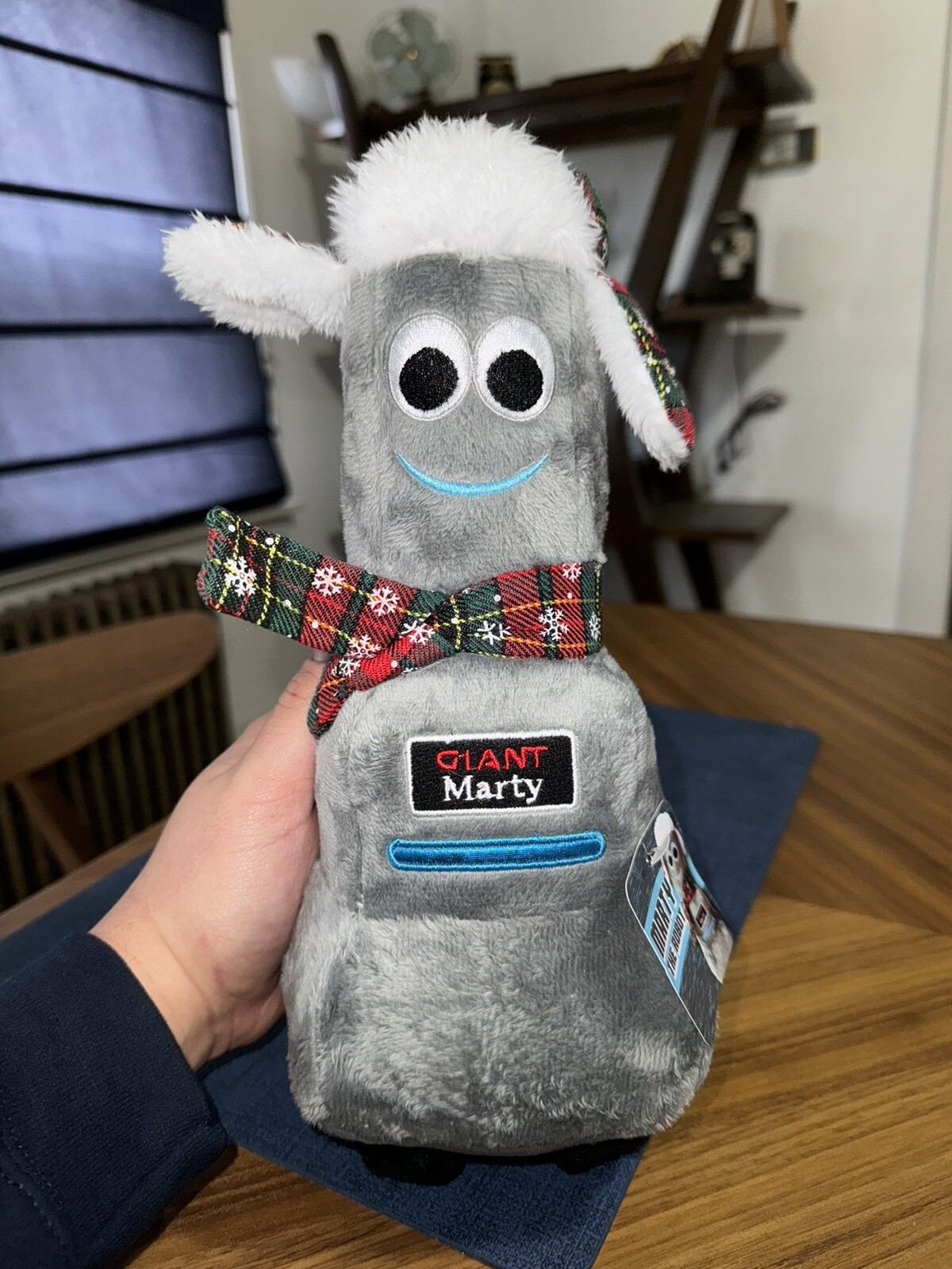 HOLIDAY MARTY THE ROBOT Giant Food Store HomerBest 12" Plush Stuffed