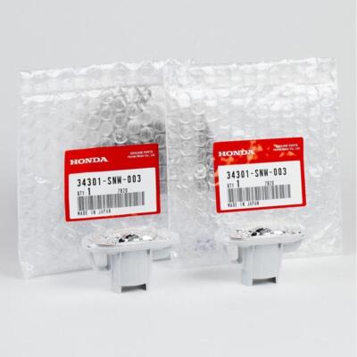 Honda Genuine OEM 34301-SNW-003 Clear Side Marker Pair LH RH Civic