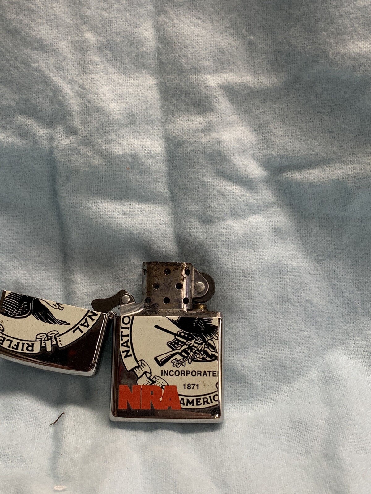 Zippo lighter NRA National Rifle Association of America Eagle, Flag