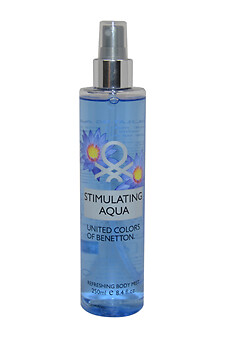 Stimulating Aqua by benetton 8.4oz Body Mist (w) (3605473430452)