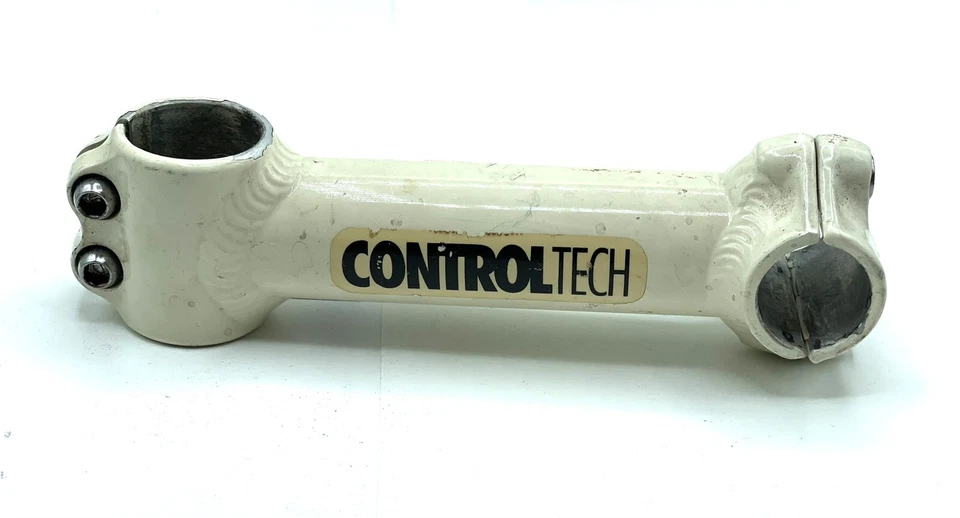 Control Tech White 1-1/8” Threadless Alloy Made in USA 25.4 Clamp 130mm Vintage - Image 2 of 4