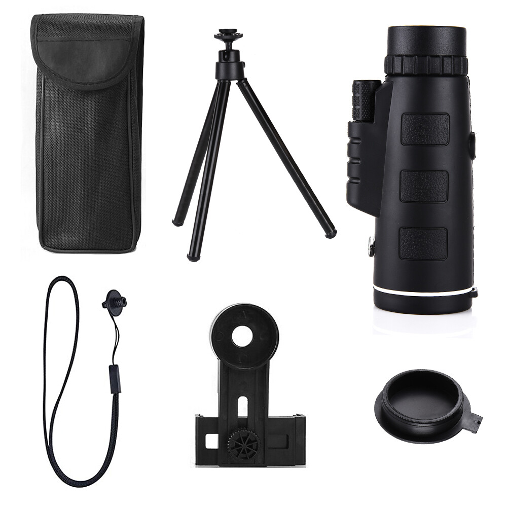 80*100 Zoom HD Monocular Telescope W/ Day Vision BAK4 Starscope
