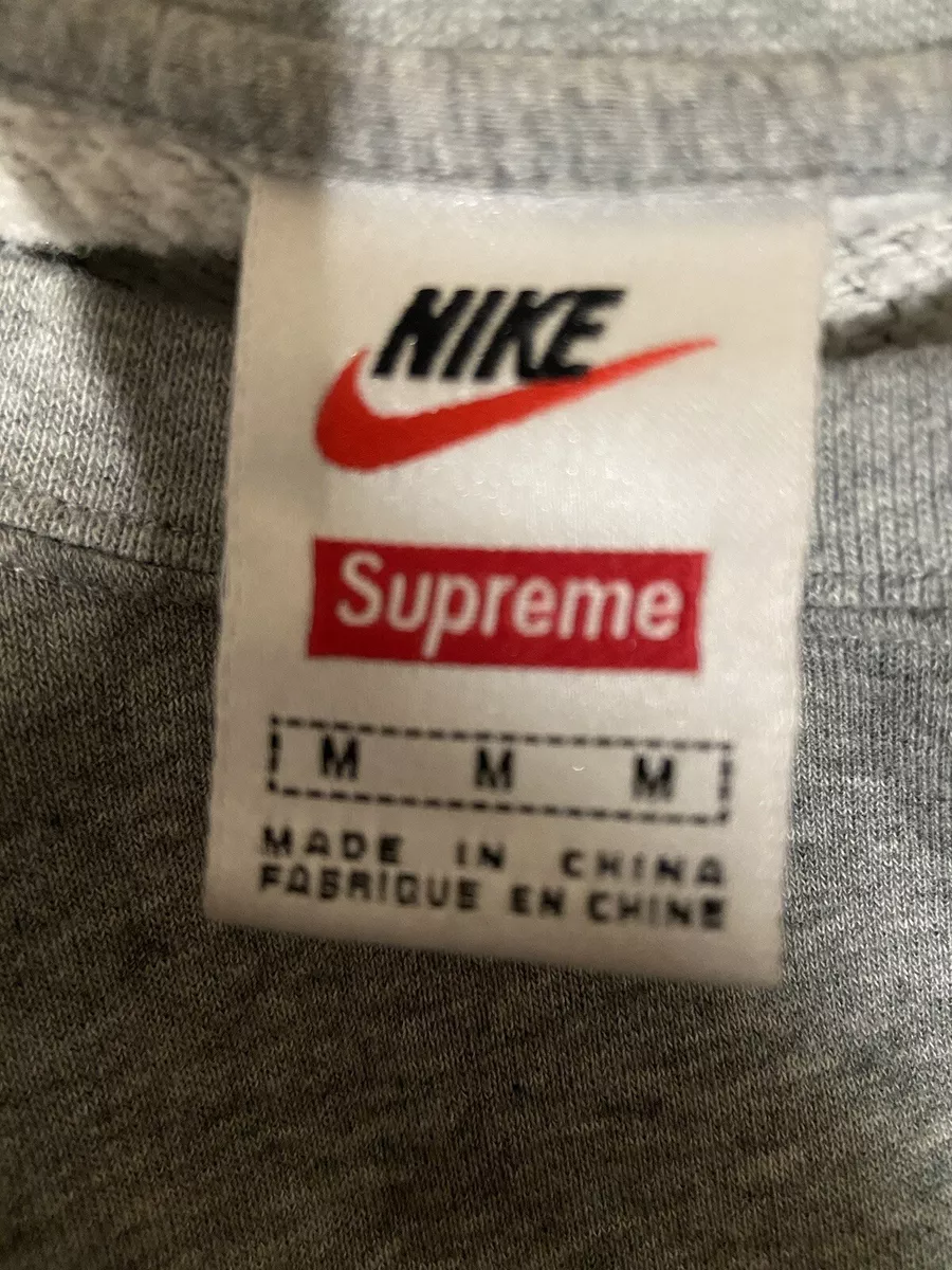 Supreme Nike Arc Crewneck Heather Grey – Izicop