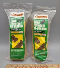 NEW Frost King Lawn Chair Webbing 39 ft. L Yellow PW39Y Lot of 2