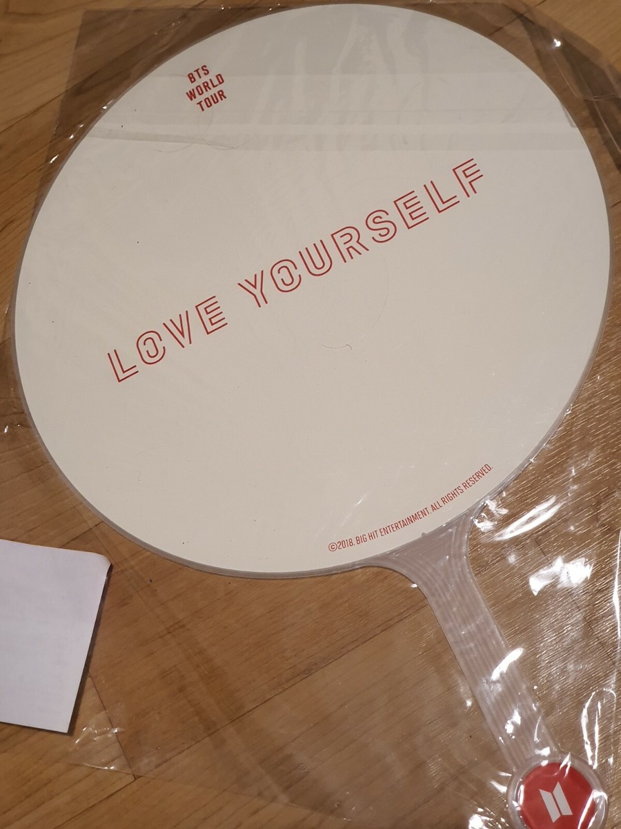 BTS OFFICIAL V Taehyung Picket Love Yourself Tour | eBay