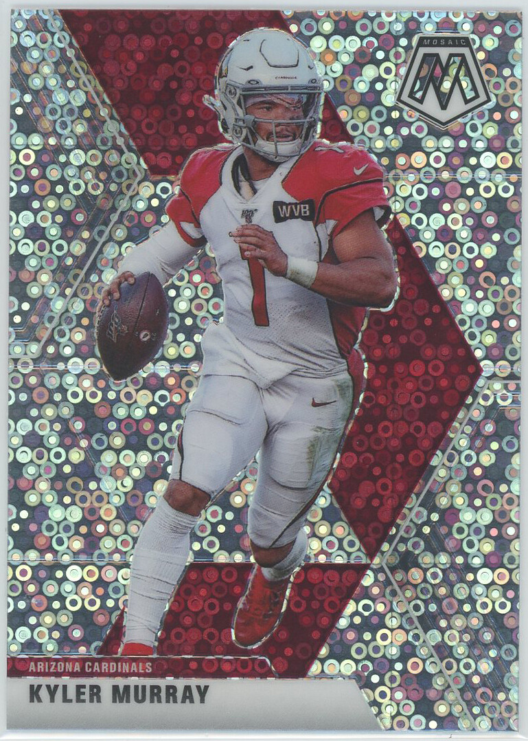 2020 Panini Mosaic Mosaic No Huddle Silver #8 Kyler Murray Cardinals