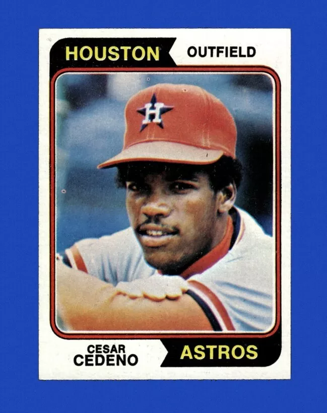 Cesar Cedeno trading card