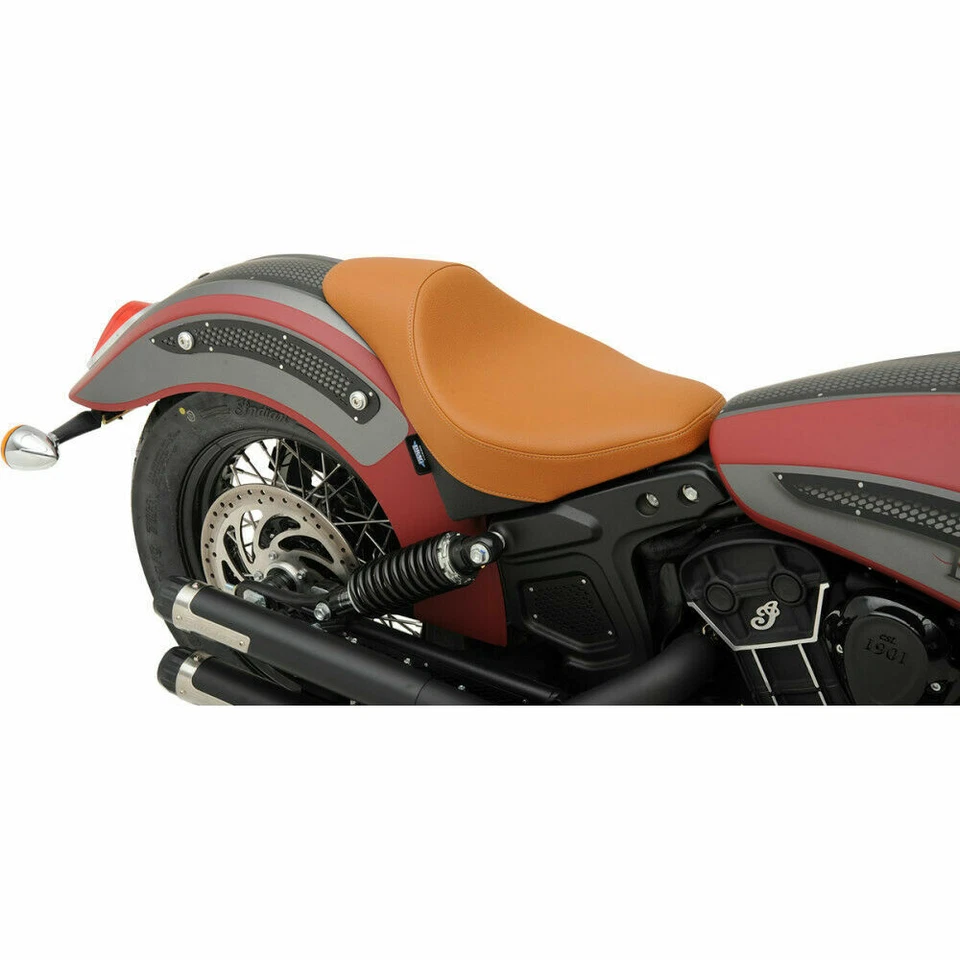 2015-2019 Indian Scout 16-19 Sixty 3/4 Low Solo Seat Brown 0810-2000 Drag Spec - Image 2 of 4