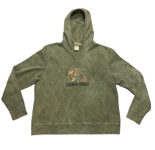 George Strait Camo Logo Hoodie Pullover 