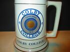 Collectible Maine Colby College Beer Mug Stein Bar Souvenir