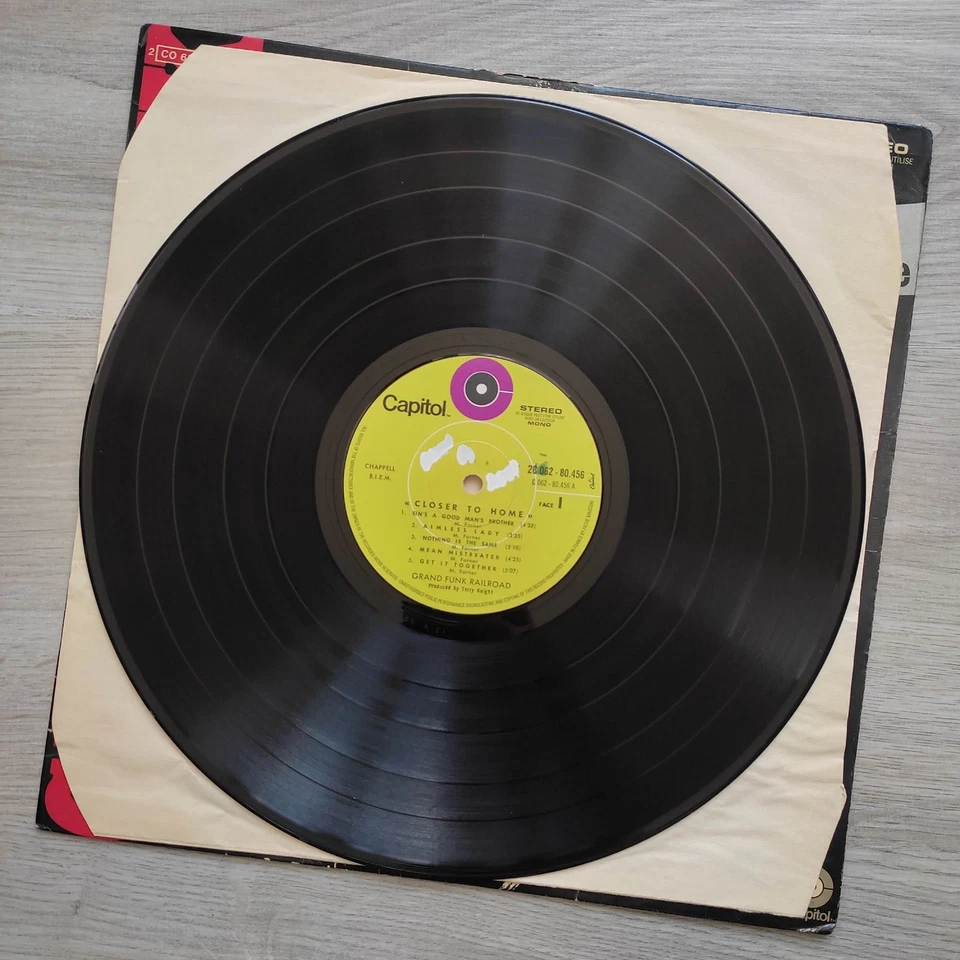 Vinyl LP Grand Funk Railroad – Closer To Home - 2C062-80456 - France - 1970 - Photo 3/4