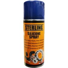 Silicone Spray Aerosol Lubricant Lube Oil Bearings Slides Curtains 400ml x 12