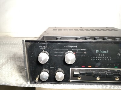 McIntosh C28 Control Preamp Preamplifier 117V 2.5 / 100Ω Used From Japan