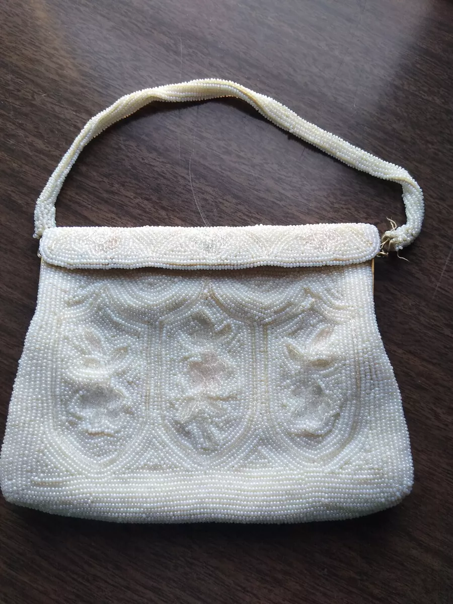 Vintage Hand Made Beaded Purse