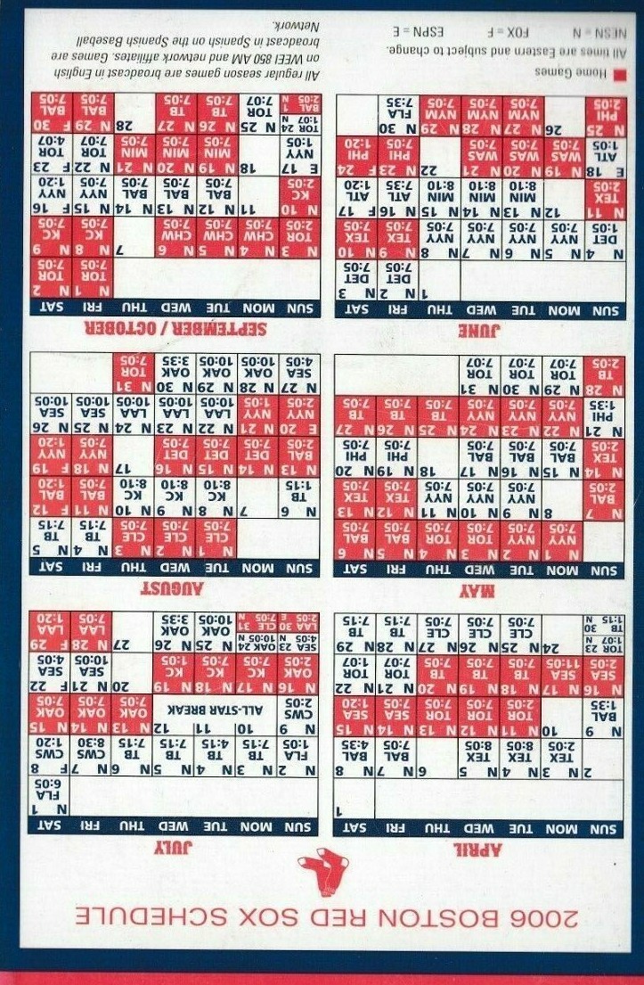 boston-red-sox-2006-ml-baseball-media-guide-lot-h-ebay