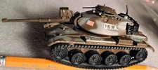 Zylmex - Army Military Tank T401 M60 A1 - Movable Turret, barrel, mach gun - 3"