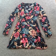 Shein Dress Womens Size Medium Floral Multicolor