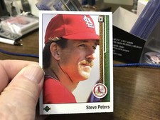 1989 Upper Deck Steve Peters Rookie St. Louis Cardinals #771