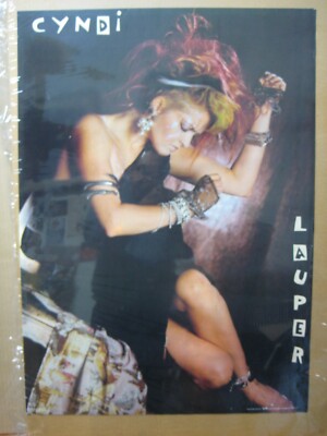 Vintage Cyndi Lauper poster 1984 singer pop 14222 | eBay
