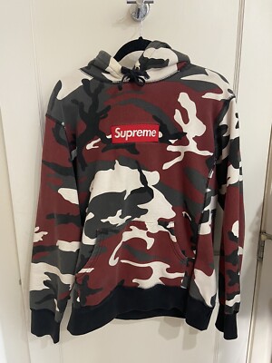 SUPREME-BLACK-AND-RED  Off white hoodie, Create an avatar, Red camo